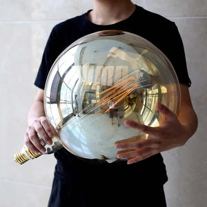 G380 Giant Size Filament Spherical LED Light Bulb E40 240V 6W W/W