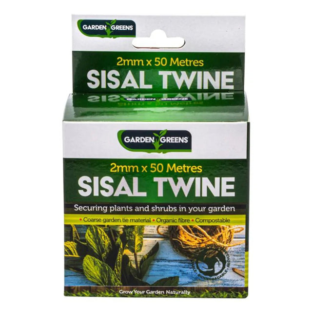 Garden Green Sisal Twine 2mm X 50m 244393
