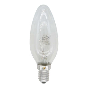 GE Candle Incandescent Light Bulb E14 240V 60W Clear 703166