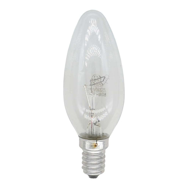 GE Candle Incandescent Light Bulb E14 240V 60W Clear 703166