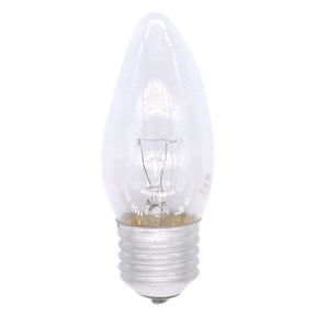 GE Candle Incandescent Light Bulb E27 240V 40W Clear 2Pcs
