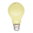 GE GLS Coloured Incandescent Light Bulb B22 250V 60W Yellow