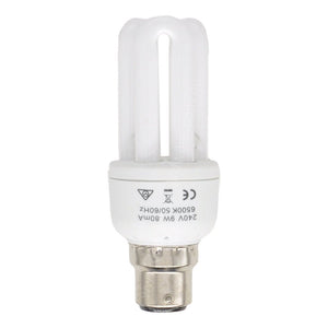 GLOBAL Energy Saving Light Bulb B22 240V 9W D/L