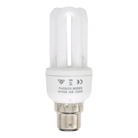 GLOBAL Energy Saving Light Bulb B22 240V 9W D/L
