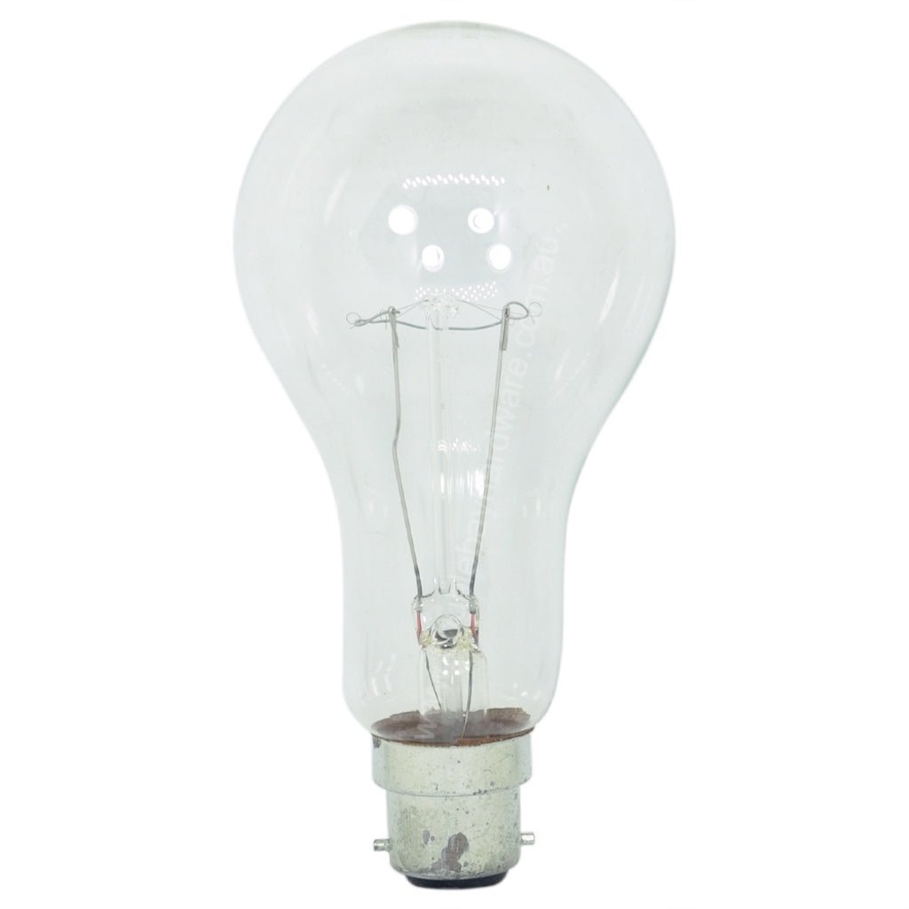 GLS High Wattage Incandescent Light Bulb B22 240V 150W Clear