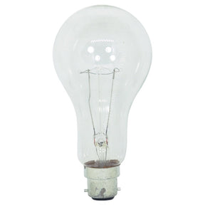 GLS High Wattage Incandescent Light Bulb B22 240V 150W Clear