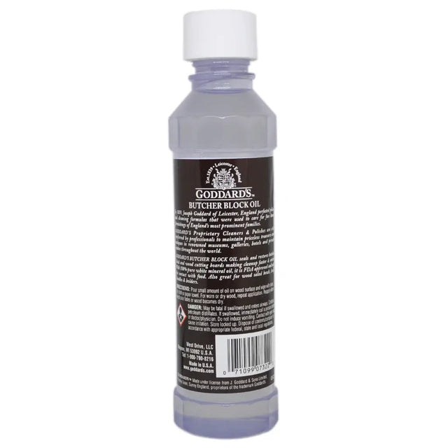 Goddards Butcher Block Oil 8FL.OZ.