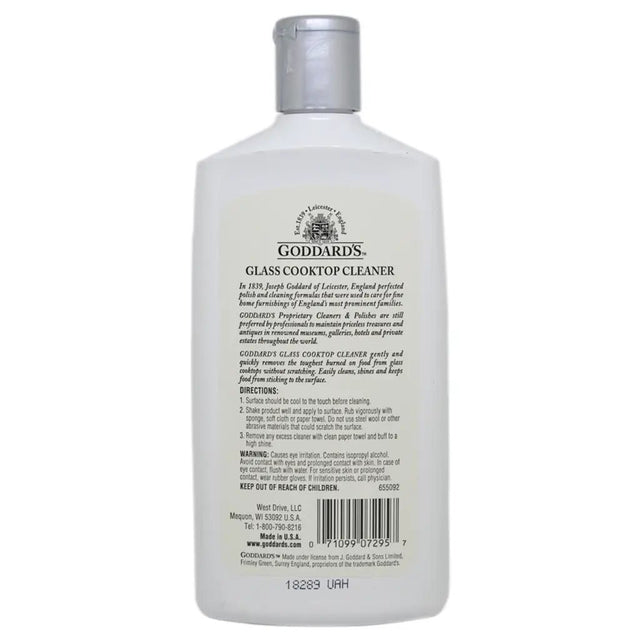 Goddards Glass Cooktop Cleaner 10 FL.OZ.
