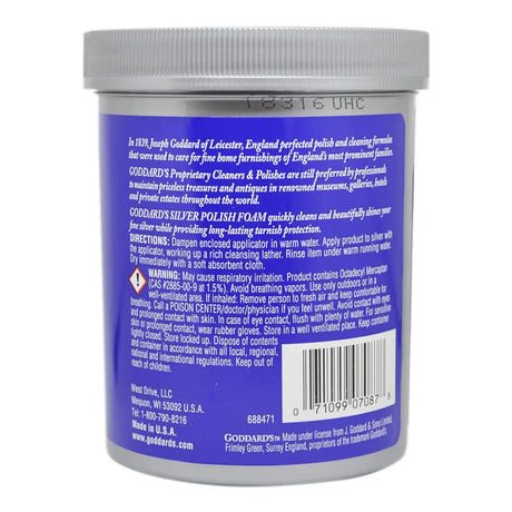 Goddards Silver Polish Foam 18OZ.(510g)