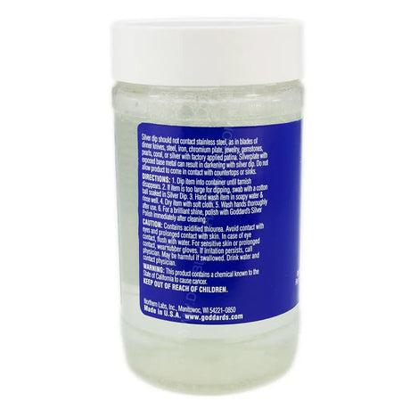 Bottle with a blue label on a white background