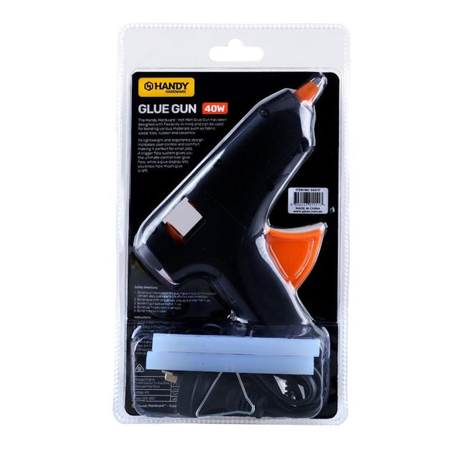 Handy Hardware Glue Gun Black 240V 40W 55517