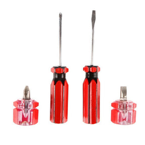 Handy Hardware Pocket & Stubby Screwdriver Set 4Pcs 106462