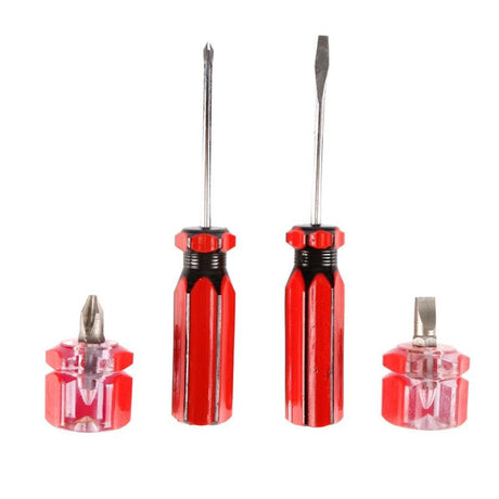 Handy Hardware Pocket & Stubby Screwdriver Set 4Pcs 106462