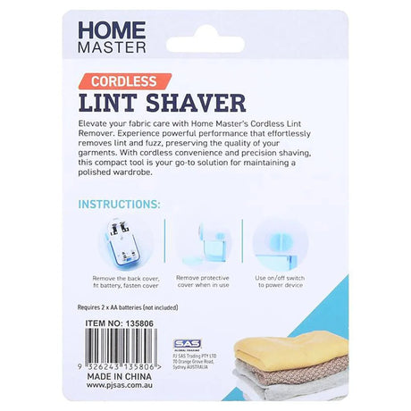 HOME MASTER Lint Fabric Shaver Remover 135806