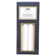 HOME MASTER White Unscented Straight Candles 8 Hours Burn 4Pcs 20x2.2cm 145171