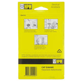 HPM Adjustable B22 Batten Holder White D360WE