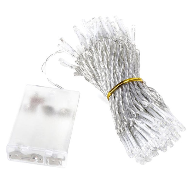 illuminex Battery Fairy Lights Cool White 100LED 249251