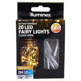 illuminex Battery Fairy Lights Warm White 20LED 188833