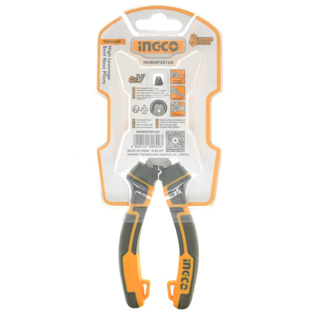 Ingco Bent Nose Pliers 160mm(6") HHBNP28160