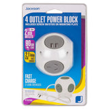 Jackson 4 Outlet Power Block With 2 USB Ports