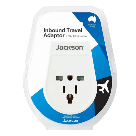 Jackson Reverse Plug Adaptor from USA, UK to Use In AUS, NZ