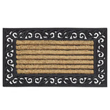 Kenware Coir Rubber Scroll Rectangular Door Mat 45X75cm