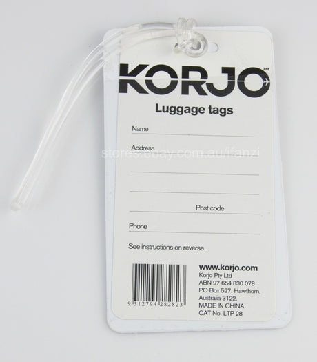KORJO Australia Flag/Map Travel Luggage Tags LTP28