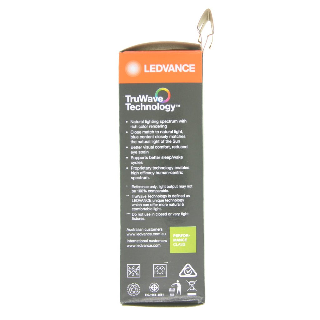 Ledvance Candle LED Light Bulb E14 240V 4W Pearl W/W