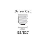 Illustration of a screw cap with dimensions on a white background