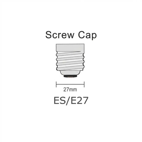 Illustration of a screw cap with dimensions on a white background