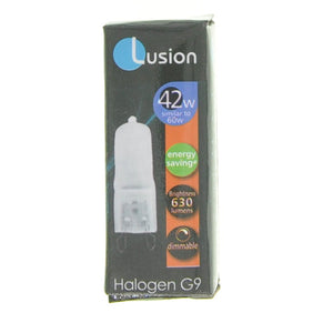 Lusion Bi - Pin Halogen Light Bulb G9 240V 42W Frosted 30402