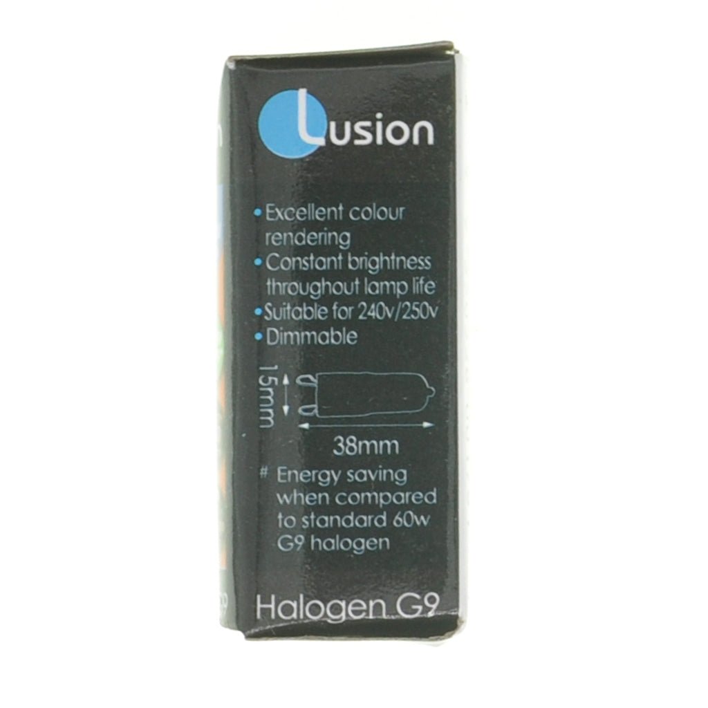 Lusion Bi - Pin Halogen Light Bulb G9 240V 42W Frosted 30402