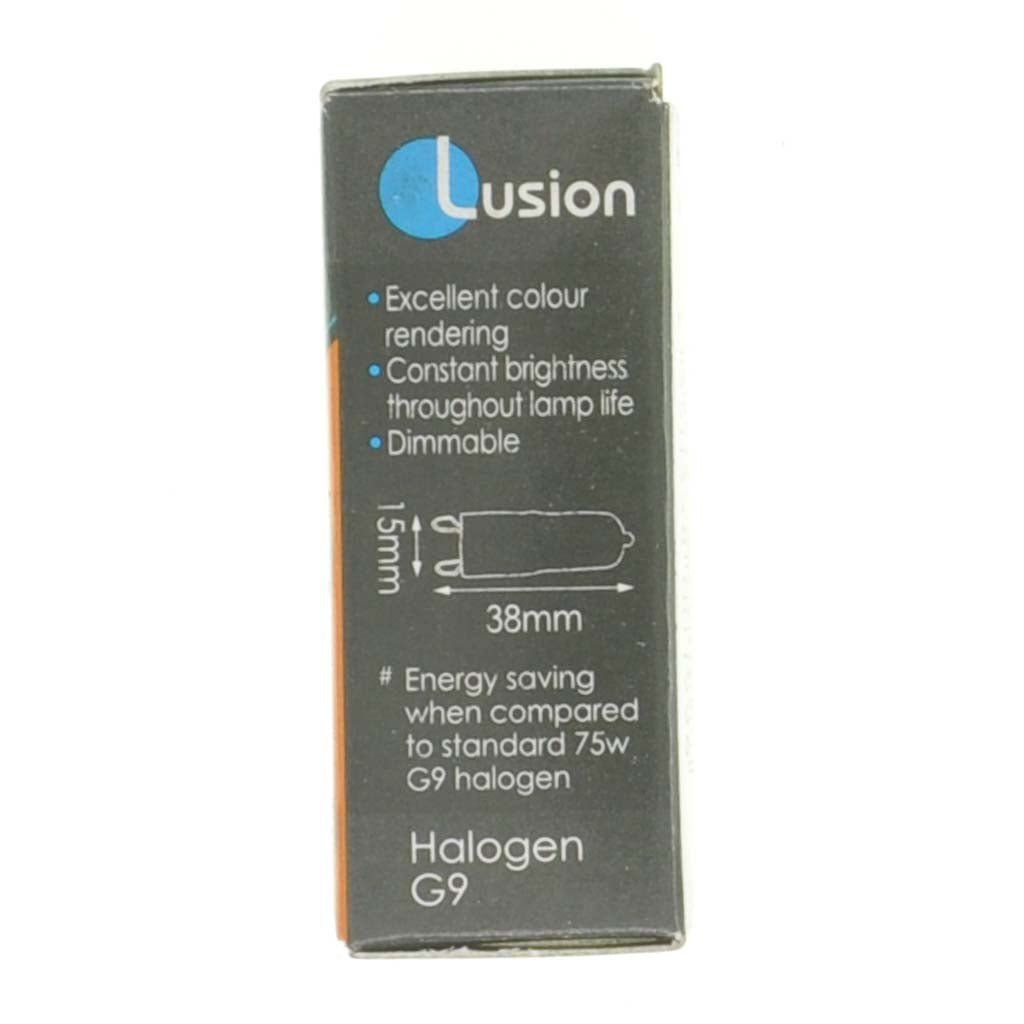 Lusion Bi - Pin Halogen Light Bulb G9 240V 53W Frosted 30403