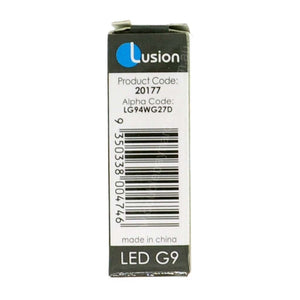 Lusion Bi - Pin LED Light Bulb G9 240V 4W W/W 20177