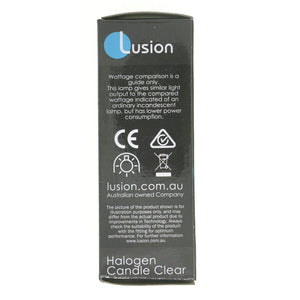 Lusion Candle Halogen Light Bulb E14 240V 18W Clear 30108
