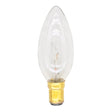 Lusion Candle Incandescent Light Bulb B15 240V 25W Clear