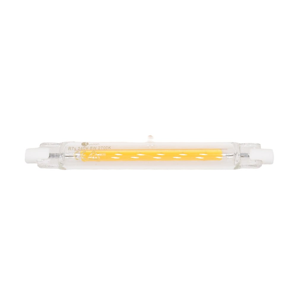 Lusion Double Ended Linear LED Light Bulb R7s 118mm 240V 8W W/W 21122