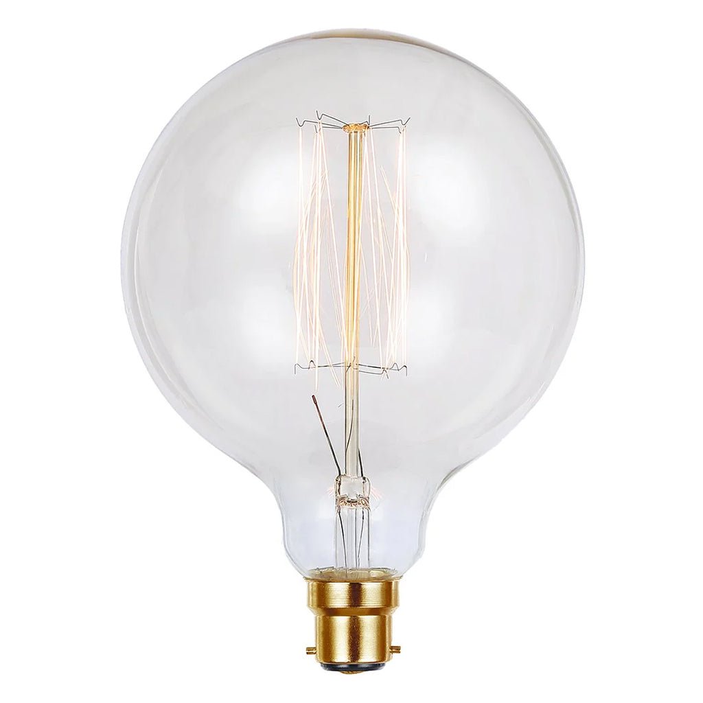 Lusion G125 Vintage Filament Spherical Light Bulb B22 240V 25W 60006