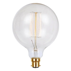Lusion G125 Vintage Filament Spherical Light Bulb B22 240V 25W 60006