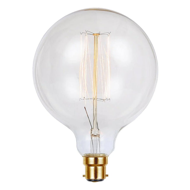 Lusion G125 Vintage Filament Spherical Light Bulb B22 240V 25W 60006