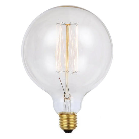 Lusion G125 Vintage Filament Spherical light Bulb E27 240V 25W 60005
