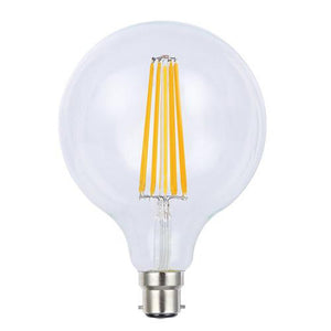 Lusion G95 Filament Spherical LED Light Bulb B22 240V 8W C/DL 20963