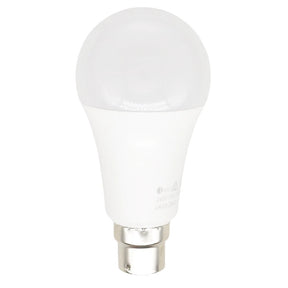 White light bulb on a white background