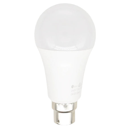White light bulb on a white background