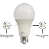 Lusion GLS Trimax Multi Wattage/Colour LED Light Bulb B22 240V 20681