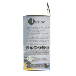 Lusion GLS Trimax Multi Wattage/Colour LED Light Bulb B22 240V 20681