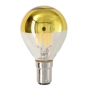Lusion Hollywood Crown Gold Top Filament LED Light Bulb B15 240V 4W W/W 20222