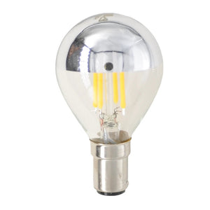 Lusion Hollywood Crown Silver Top Filament LED Light Bulb B15 240V 4W W/W 20221