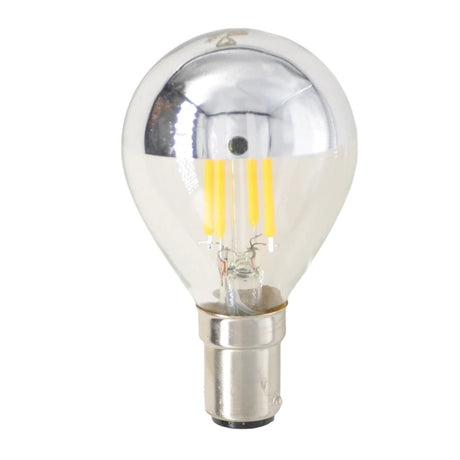 Lusion Hollywood Crown Silver Top Filament LED Light Bulb B15 240V 4W W/W 20221