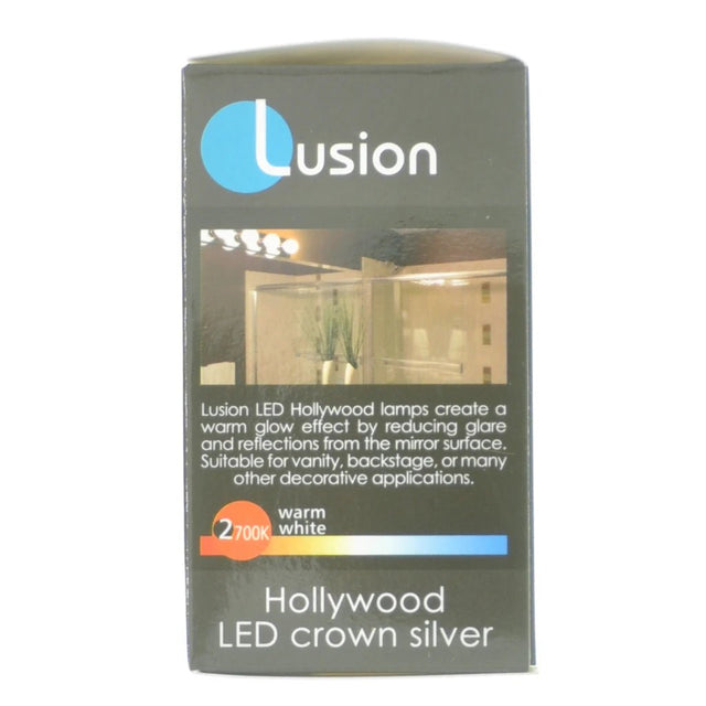 Lusion Hollywood Crown Silver Top Filament LED Light Bulb B15 240V 4W W/W 20221